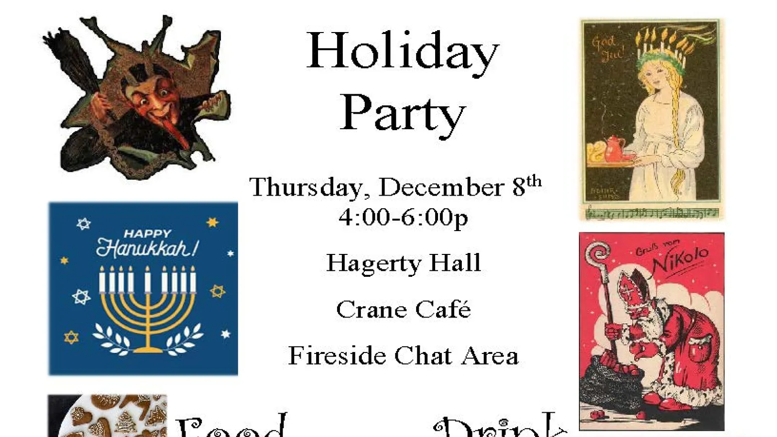 GLL Holiday Party in Hagerty Hall 12/8/22