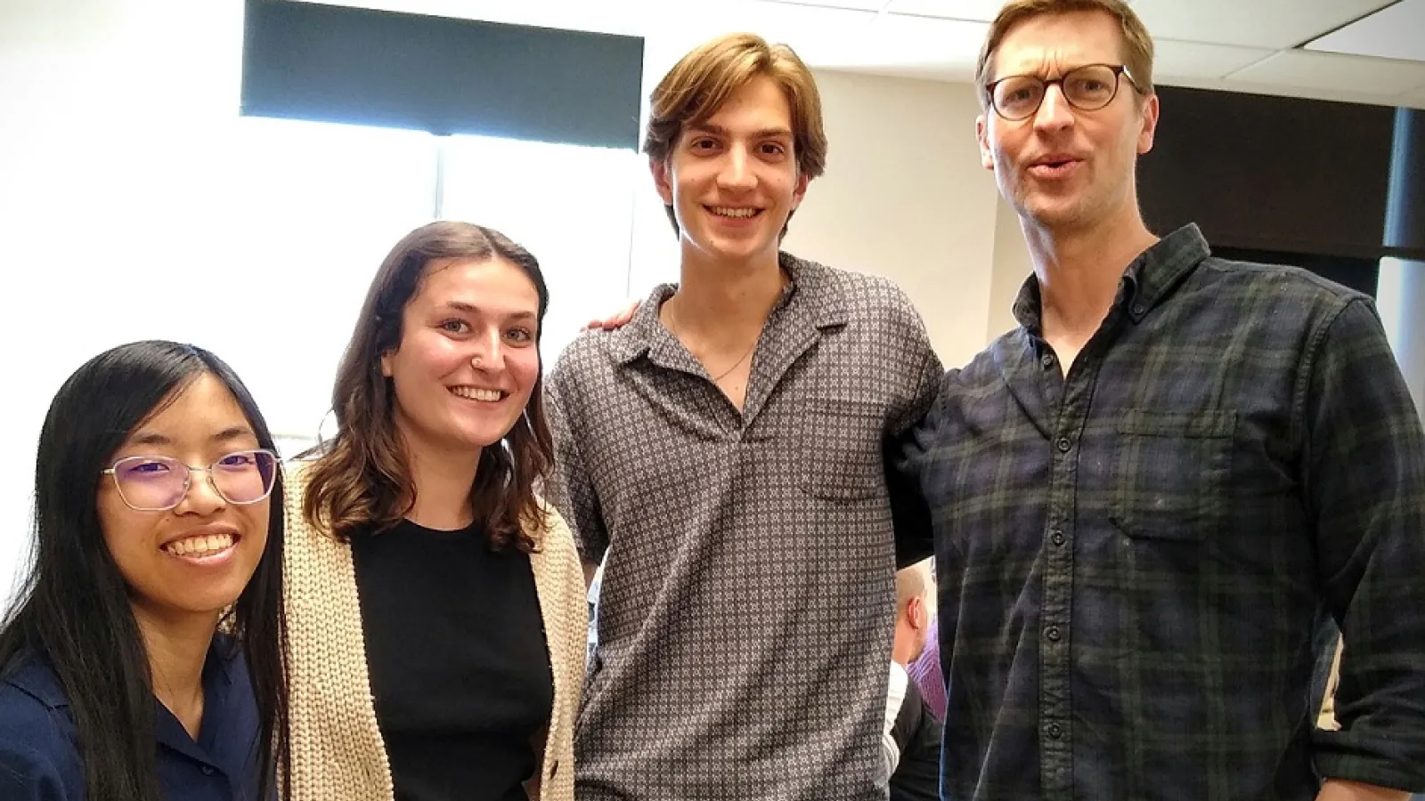 Professor Birkhold with GLL Awards Winners