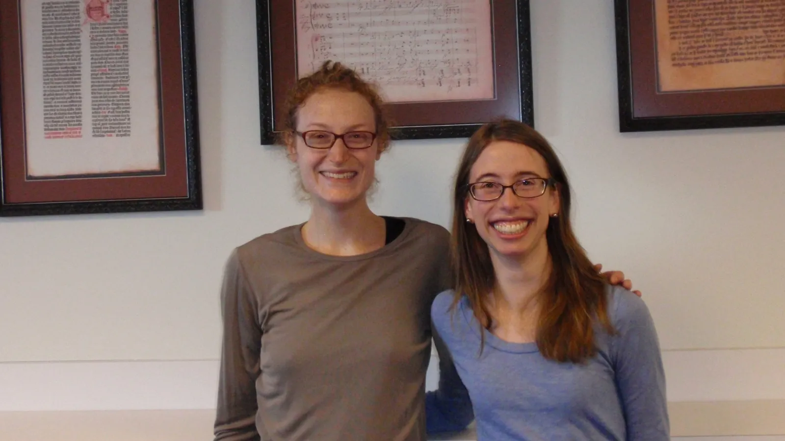 Martin and Larson in the GLL seminar room