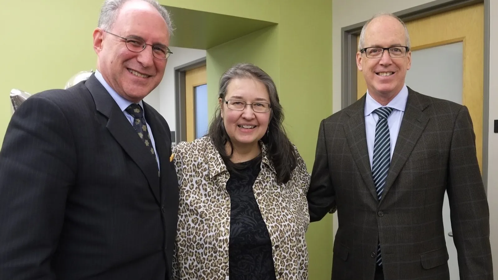 Natascha with Prof. Holub and Dean Manderscheid
