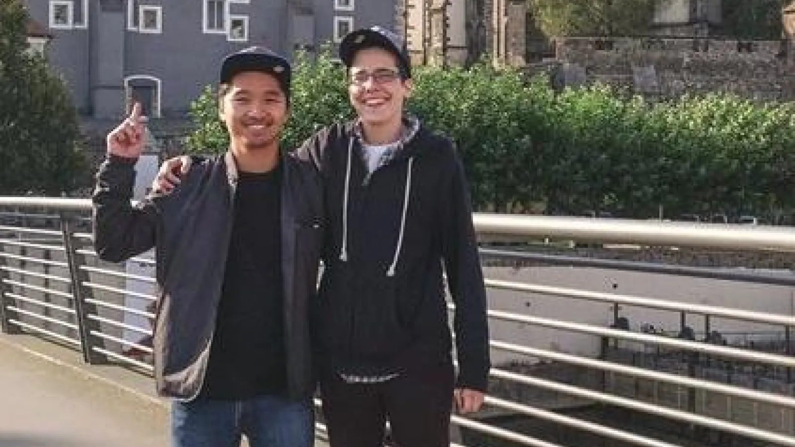 Schlingman and Chu in Dresden