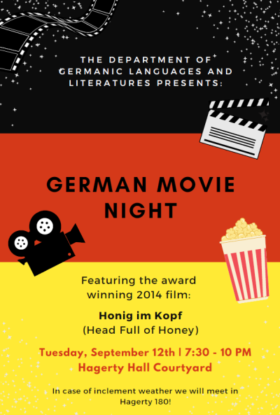 2023 German Film Evening in Hagerty Hall