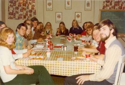 Thanksgiving 1973 at the German House at Ohio State