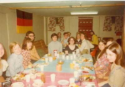 Thanksgiving 1974 at the German House at Ohio State
