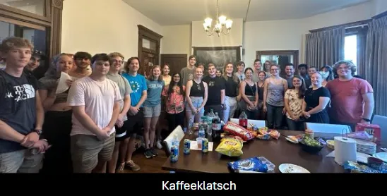 Kaffeeklatsch students at Ohio State interested in German language and culture