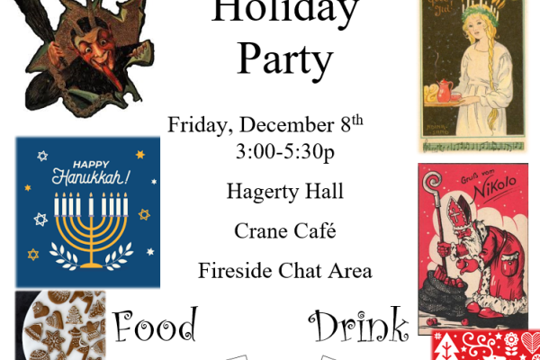 Germanic & Slavic-hosted Holiday Party flyer
