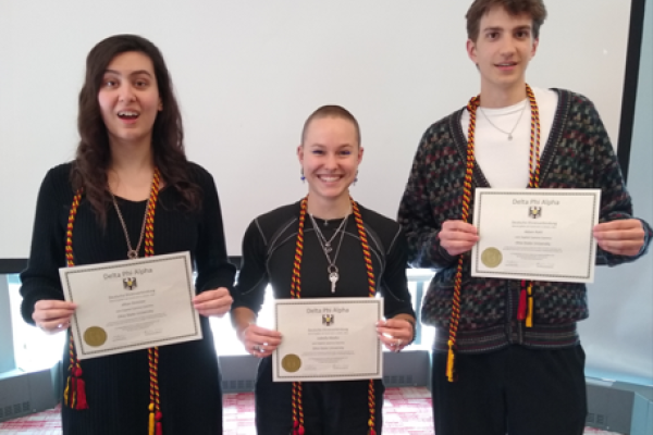 Newest Members of German Honor Society