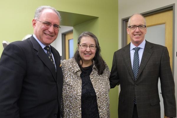 Natascha with Prof. Holub and Dean Manderscheid Natascha with Prof. Holub and Dean Manderscheid